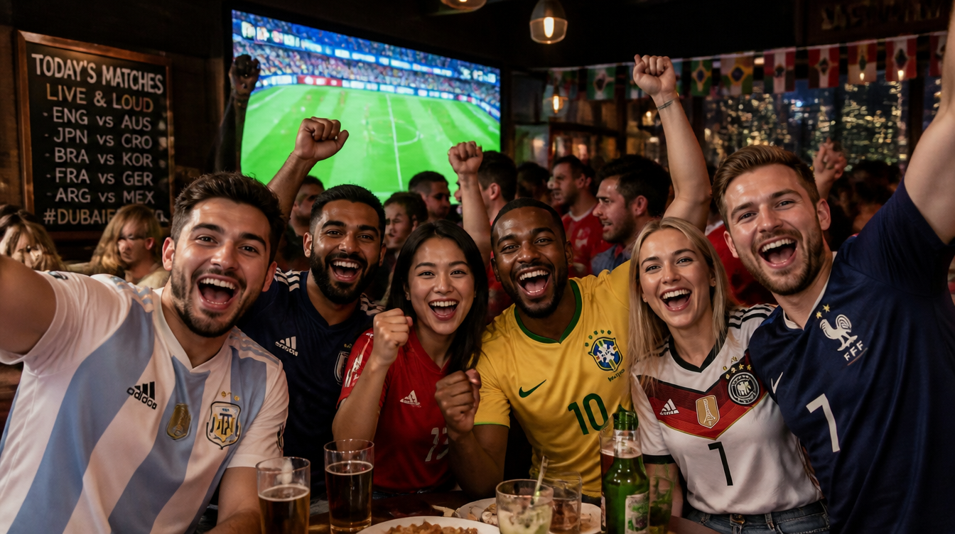 How to Find People to Watch the World Cup With in Dubai